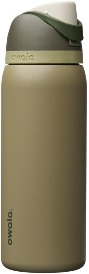 Insulated Stainless Steel Water Bottle with Straw – 32 oz Leak-Proof Sports Bottle