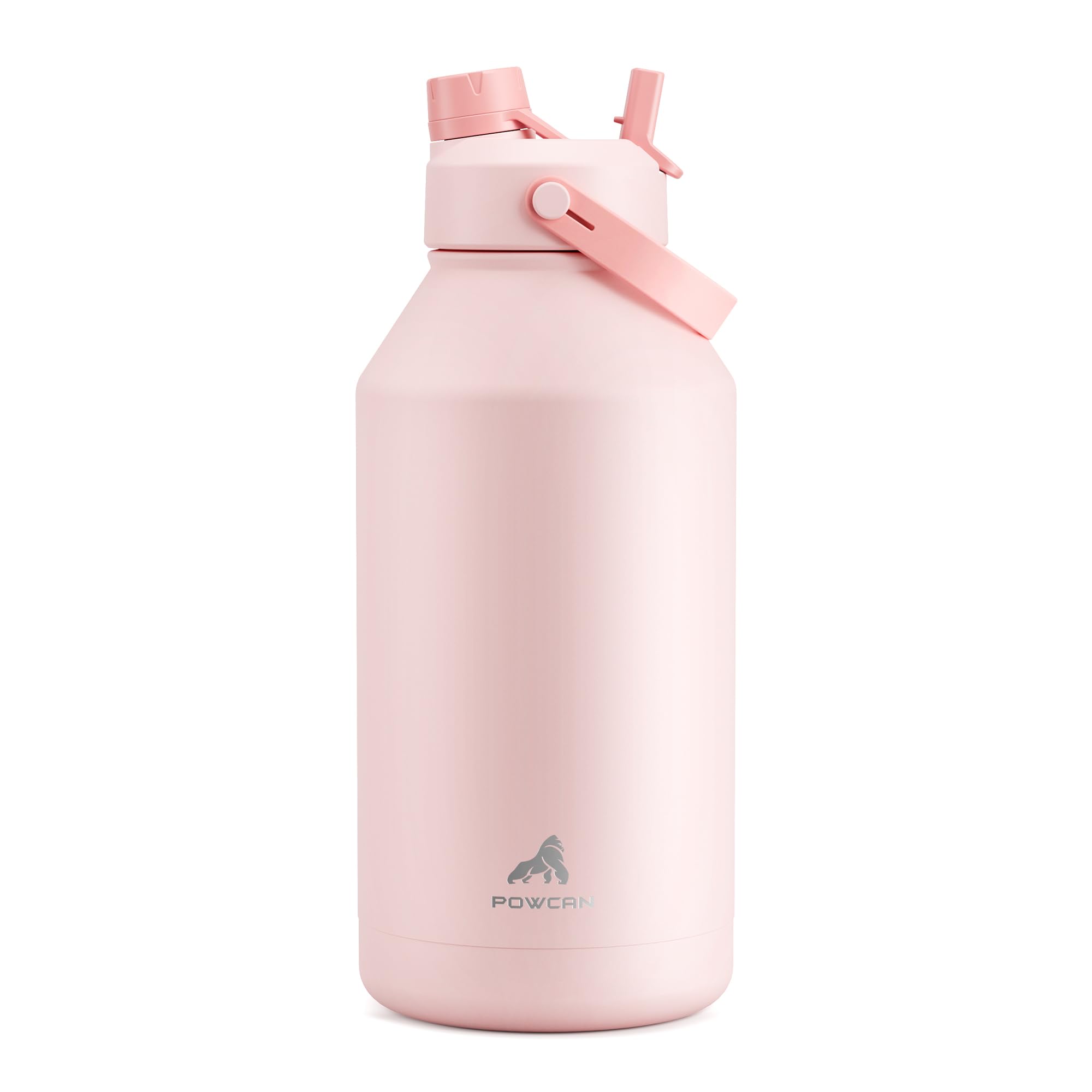 40 oz Insulated Water Bottle – 2-in-1 Straw & Spout Lid, Keeps Cold 24 Hours