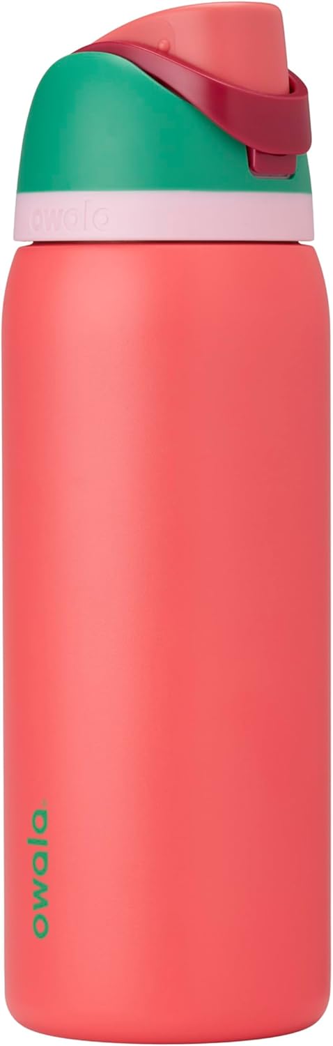 Insulated Stainless Steel Water Bottle with Straw – 32 oz Leak-Proof Sports Bottle