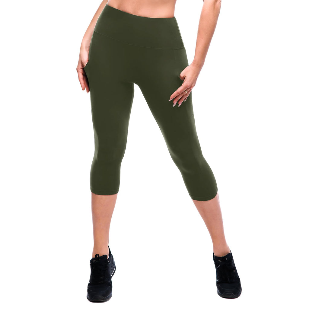Women's High-Waisted Leggings with Pockets – Buttery-Soft Yoga Pants