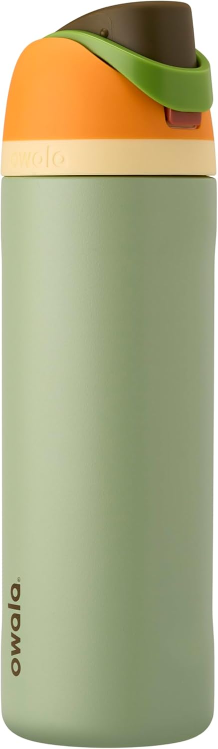 Insulated Stainless Steel Water Bottle with Straw – 32 oz Leak-Proof Sports Bottle