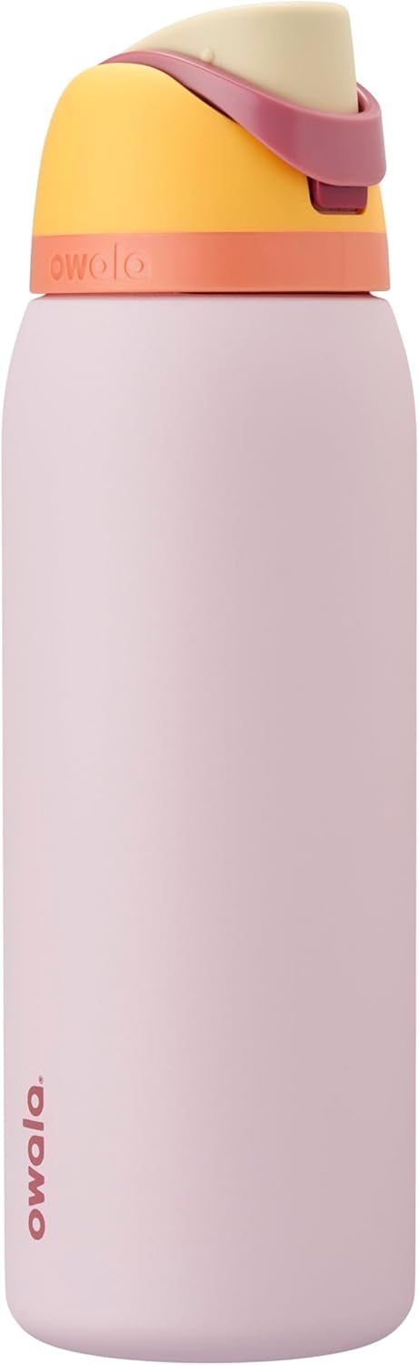 Insulated Stainless Steel Water Bottle with Straw – 32 oz Leak-Proof Sports Bottle