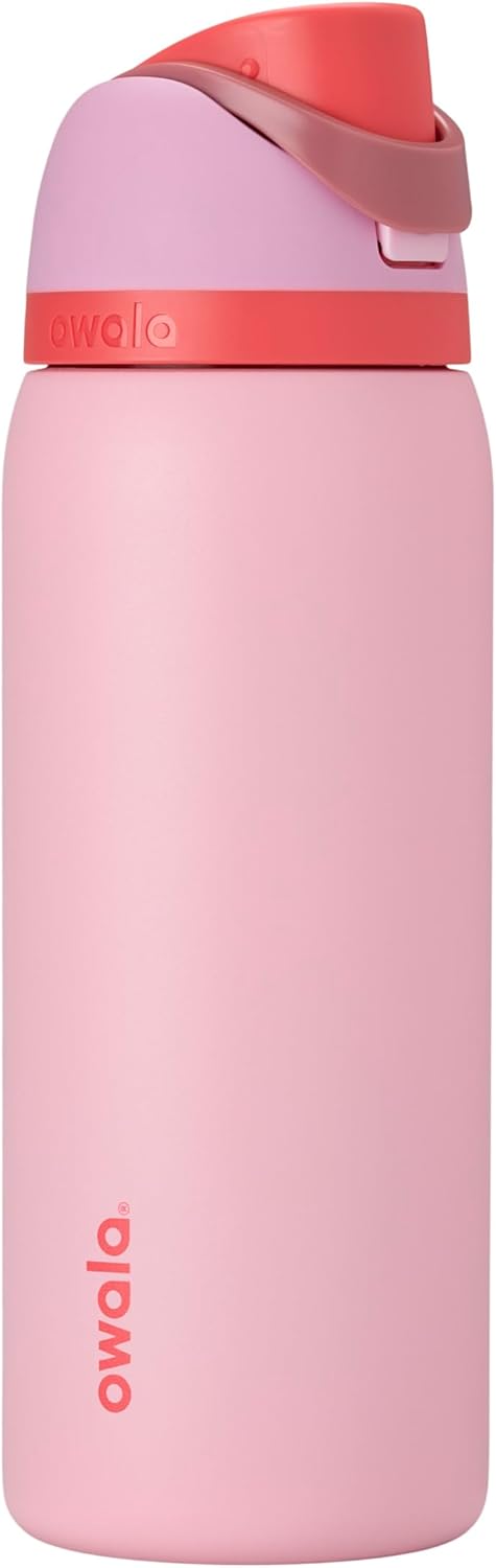 Insulated Stainless Steel Water Bottle with Straw – 32 oz Leak-Proof Sports Bottle