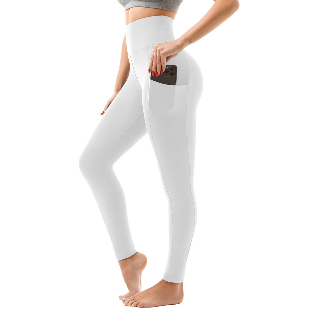 Women's High-Waisted Leggings with Pockets – Buttery-Soft Yoga Pants