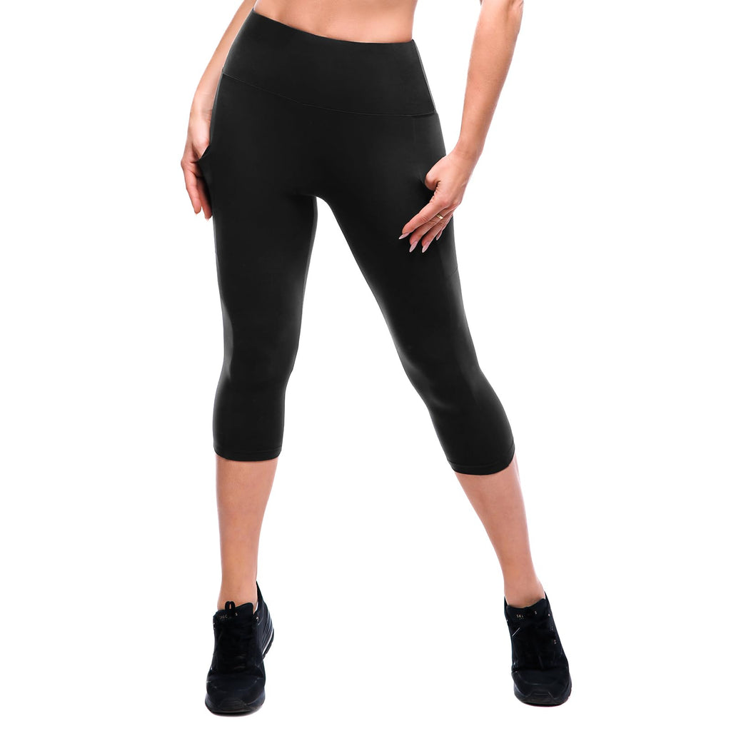 Women's High-Waisted Leggings with Pockets – Buttery-Soft Yoga Pants