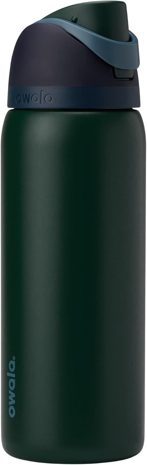 Insulated Stainless Steel Water Bottle with Straw – 32 oz Leak-Proof Sports Bottle