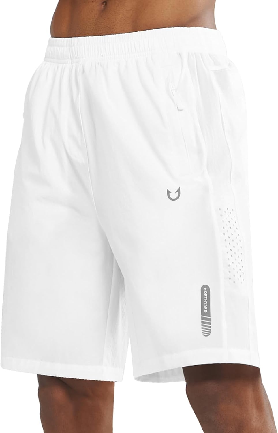 Men's Athletic Running Shorts – Lightweight Quick-Dry with Zipper Pockets