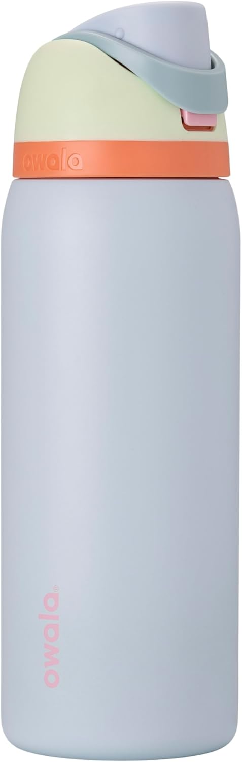 Insulated Stainless Steel Water Bottle with Straw – 32 oz Leak-Proof Sports Bottle
