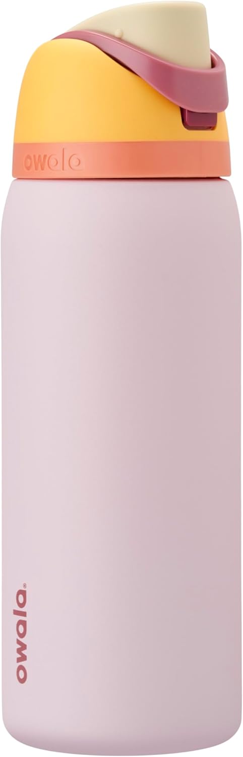 Insulated Stainless Steel Water Bottle with Straw – 32 oz Leak-Proof Sports Bottle