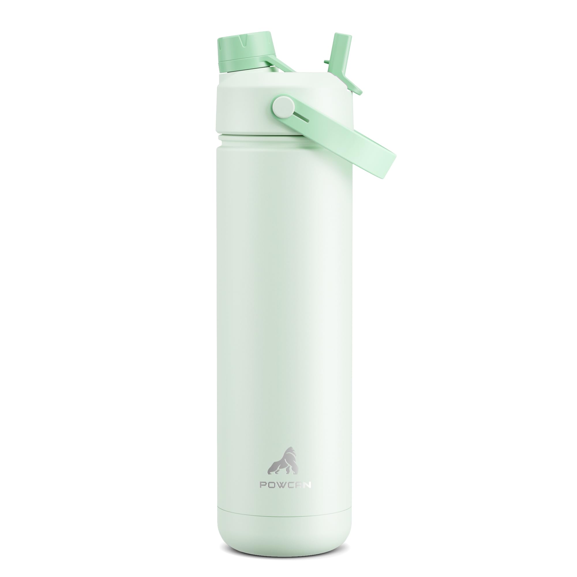 40 oz Insulated Water Bottle – 2-in-1 Straw & Spout Lid, Keeps Cold 24 Hours