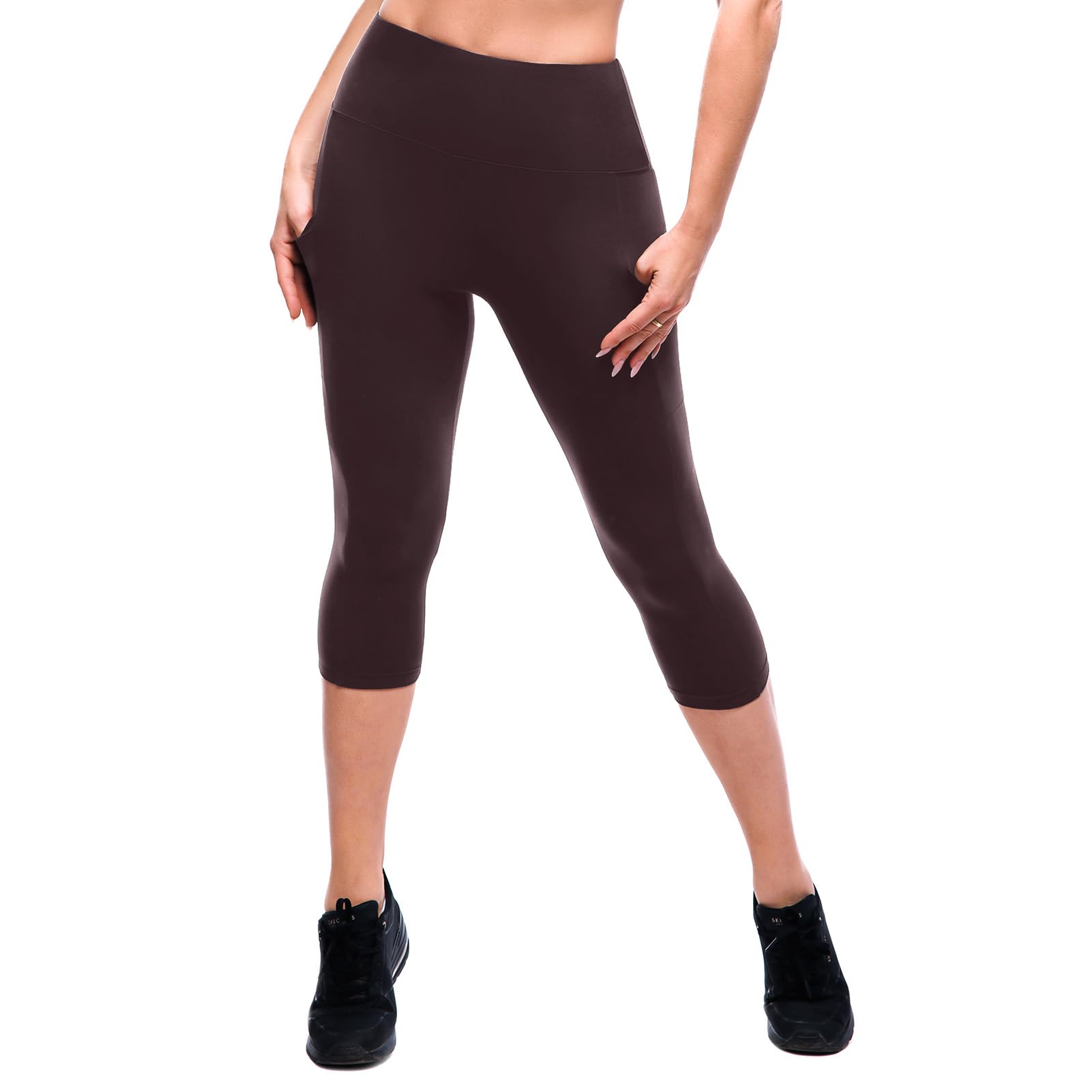 Women's High-Waisted Leggings with Pockets – Buttery-Soft Yoga Pants
