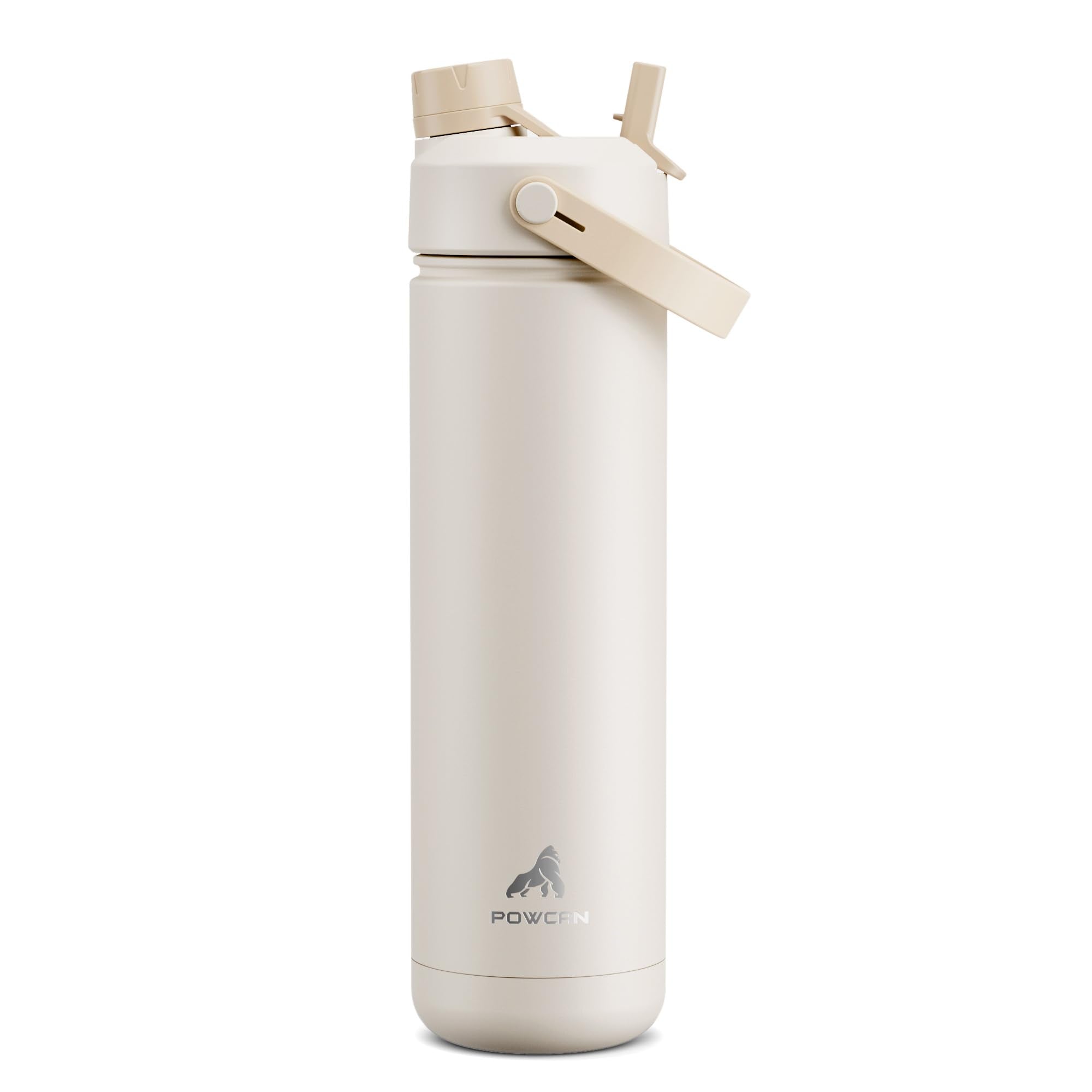 40 oz Insulated Water Bottle – 2-in-1 Straw & Spout Lid, Keeps Cold 24 Hours