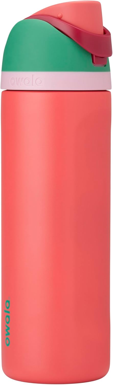 Insulated Stainless Steel Water Bottle with Straw – 32 oz Leak-Proof Sports Bottle