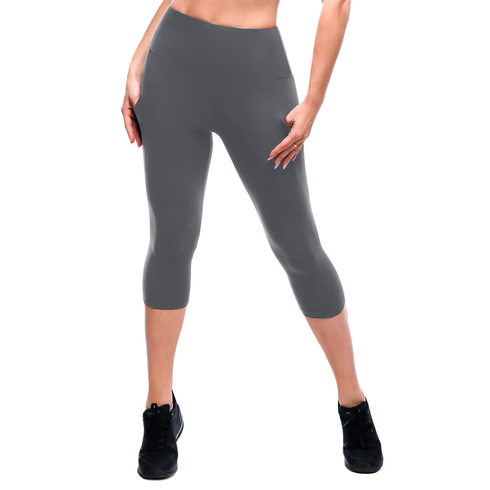 Women's High-Waisted Leggings with Pockets – Buttery-Soft Yoga Pants