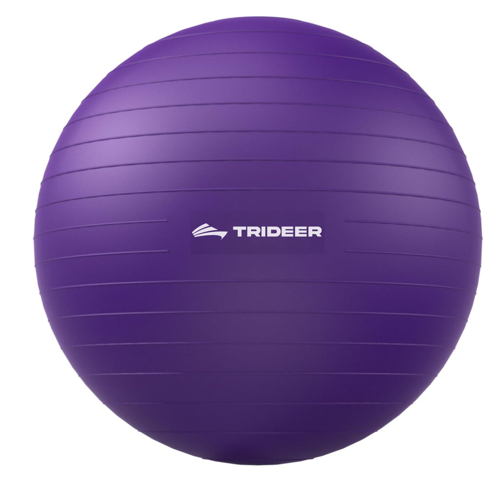 Exercise Ball for Yoga, Pilates & Core – Anti-Burst Stability Ball with Quick Pump