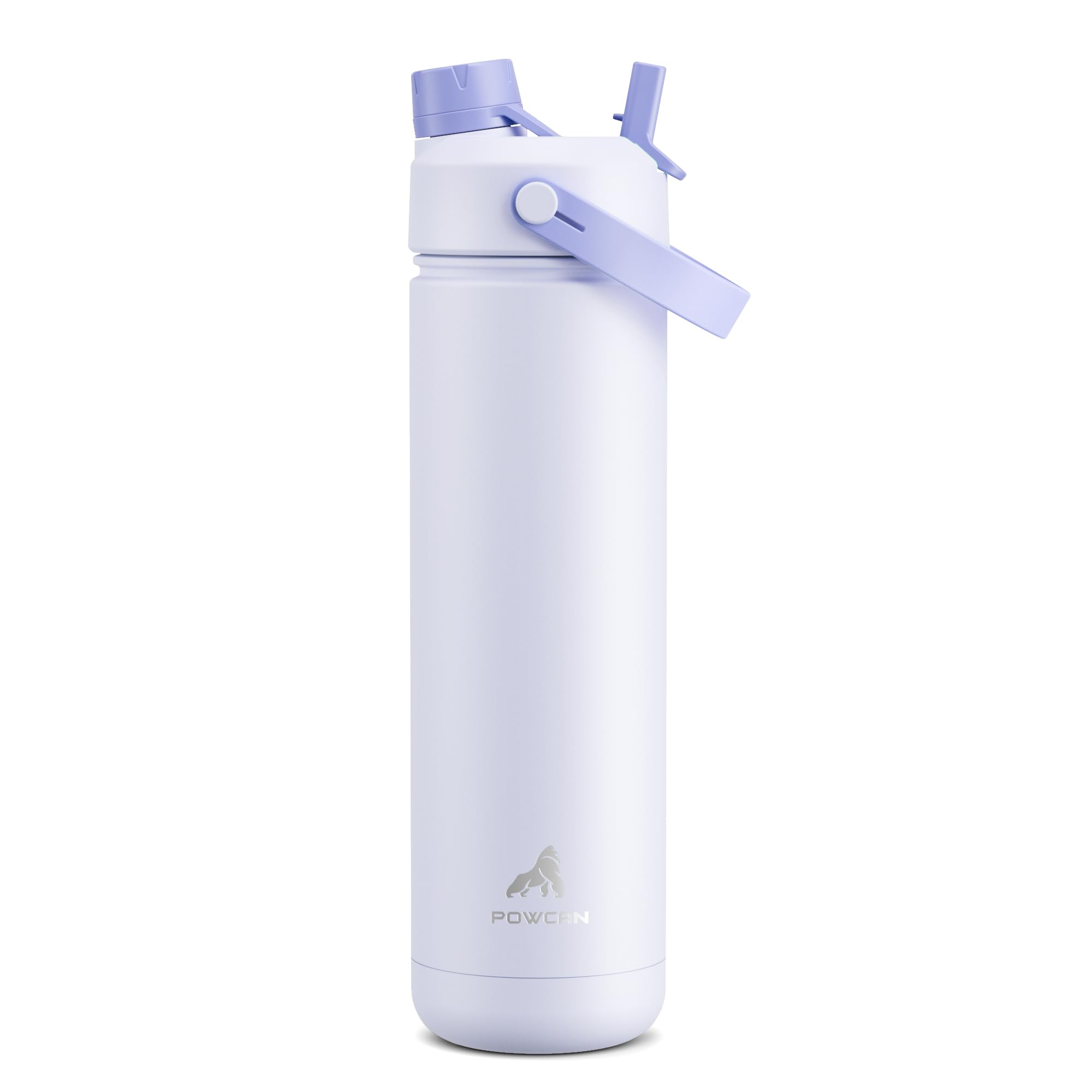 40 oz Insulated Water Bottle – 2-in-1 Straw & Spout Lid, Keeps Cold 24 Hours