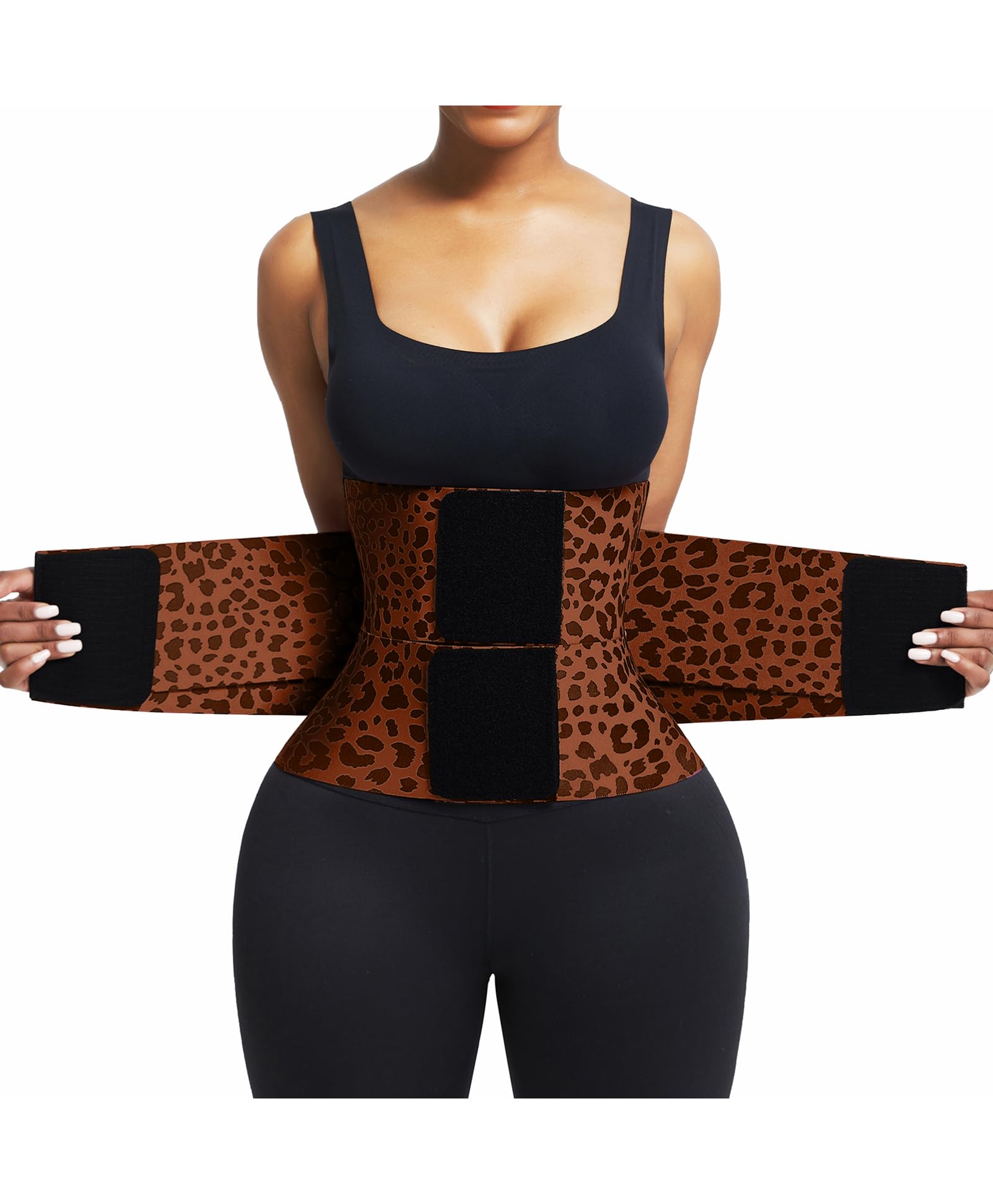 Waist Trainer Trimmer Belt – Tummy Control Ab Belt & Body Shaper for Women & Men