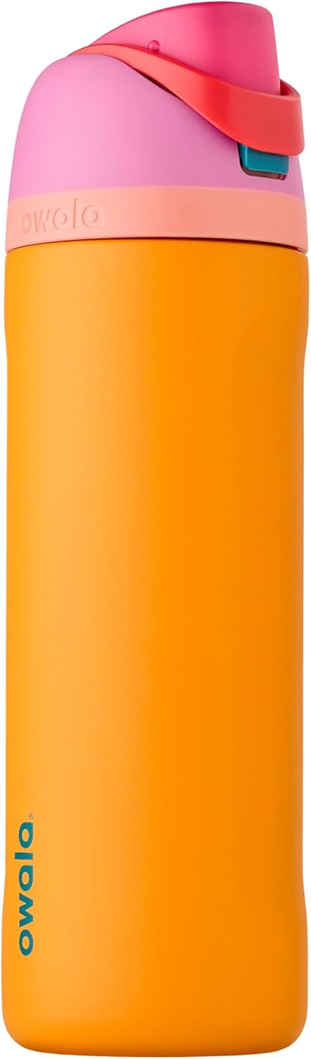 Insulated Stainless Steel Water Bottle with Straw – 32 oz Leak-Proof Sports Bottle