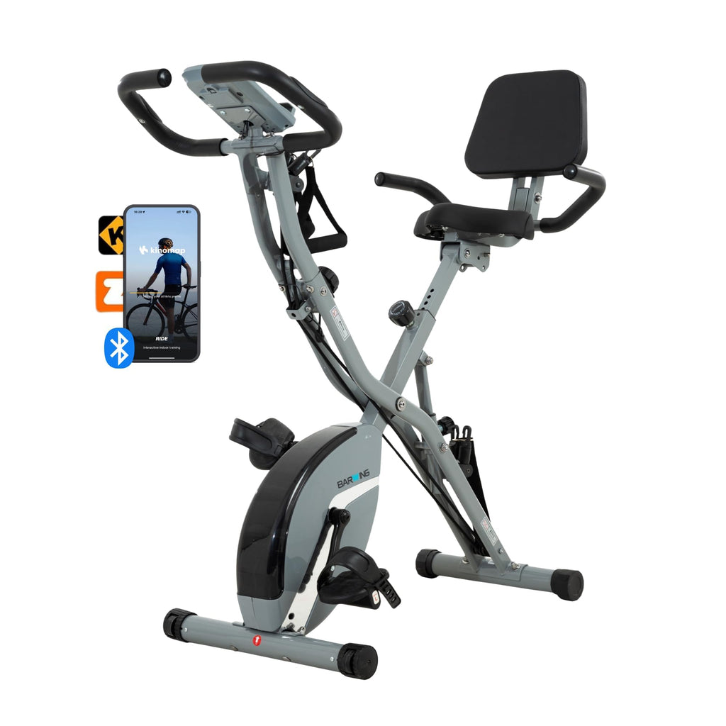 5-in-1 Foldable Exercise Bike – 16-Level Magnetic Indoor Cycling Bike, 350 lb Capacity