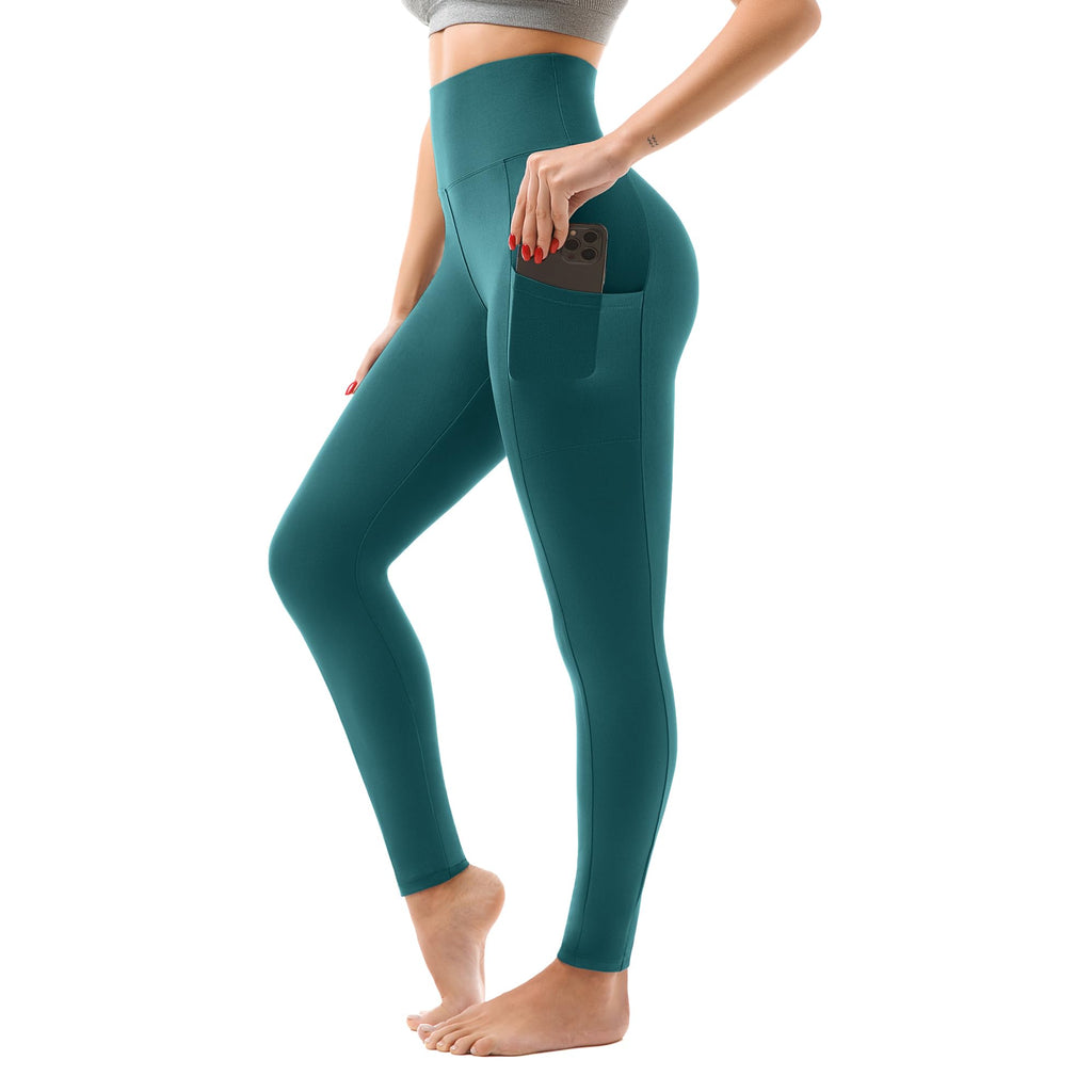 Women's High-Waisted Leggings with Pockets – Buttery-Soft Yoga Pants
