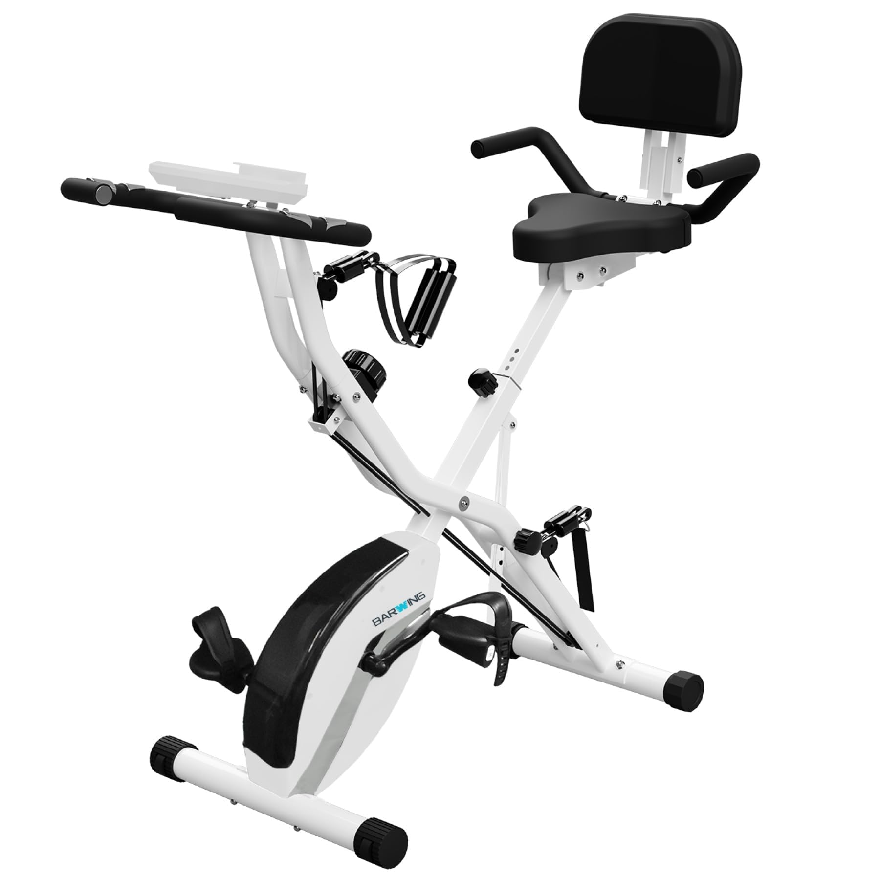 5-in-1 Foldable Exercise Bike – 16-Level Magnetic Indoor Cycling Bike, 350 lb Capacity