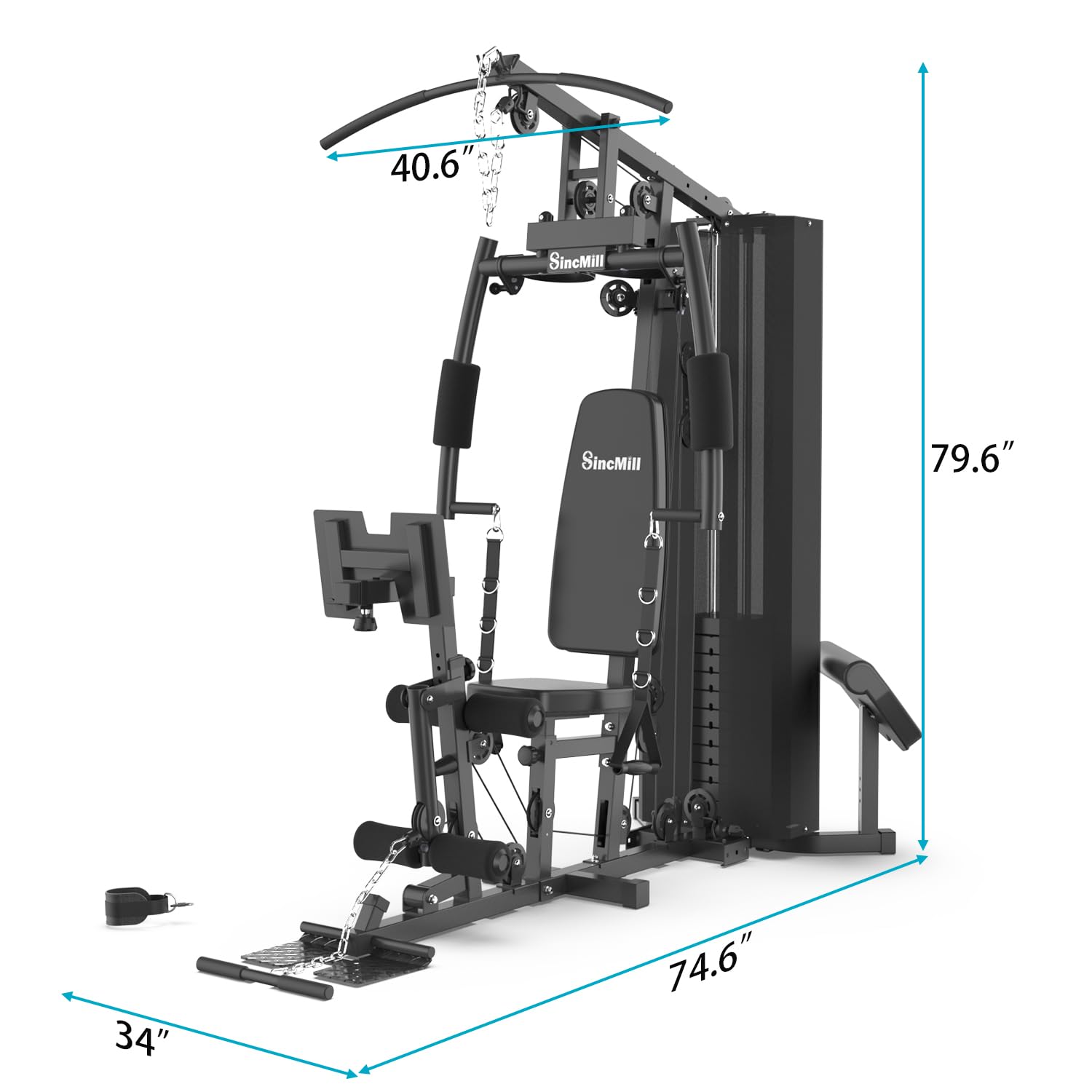 Multifunctional Home Gym System – Full Body Strength Training Station