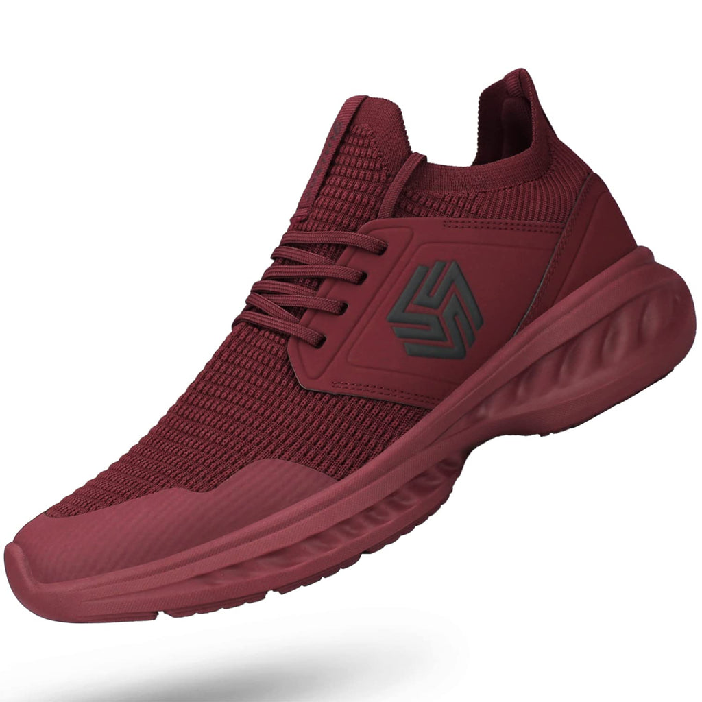Men's Non-Slip Slip-On Running Shoes – Breathable Lightweight Sneakers