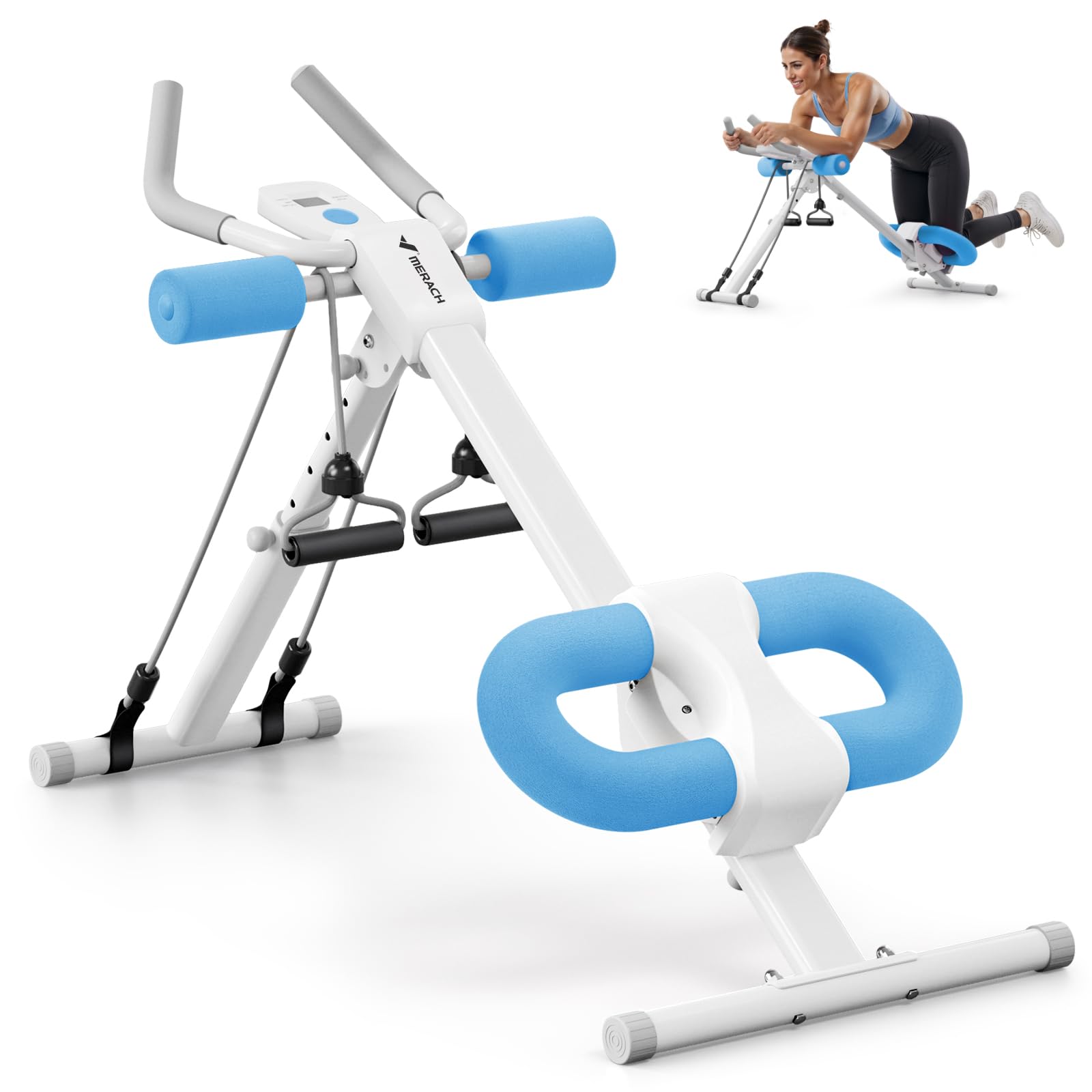 Foldable Ab Machine – Adjustable Core & Abdominal Trainer for Home Workouts