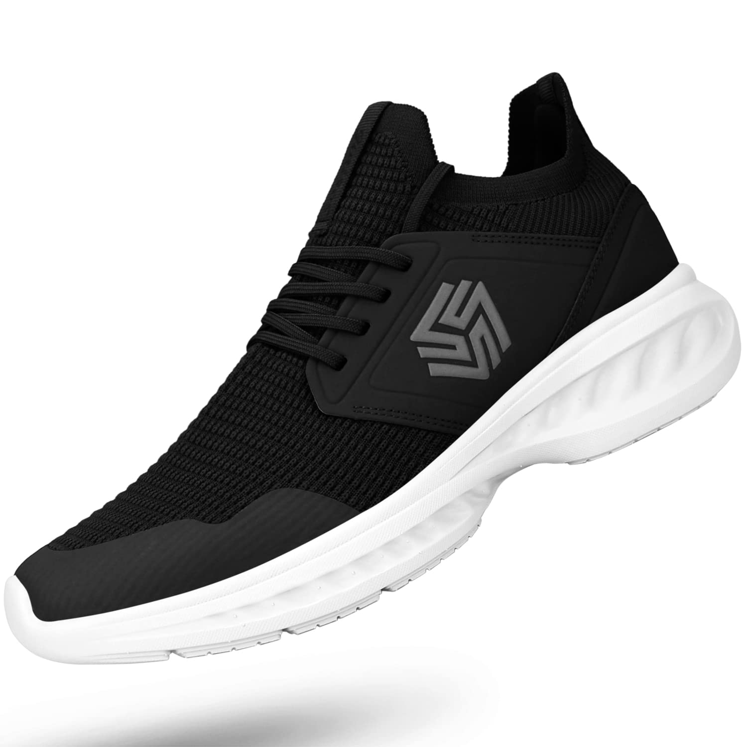 Men's Non-Slip Slip-On Running Shoes – Breathable Lightweight Sneakers