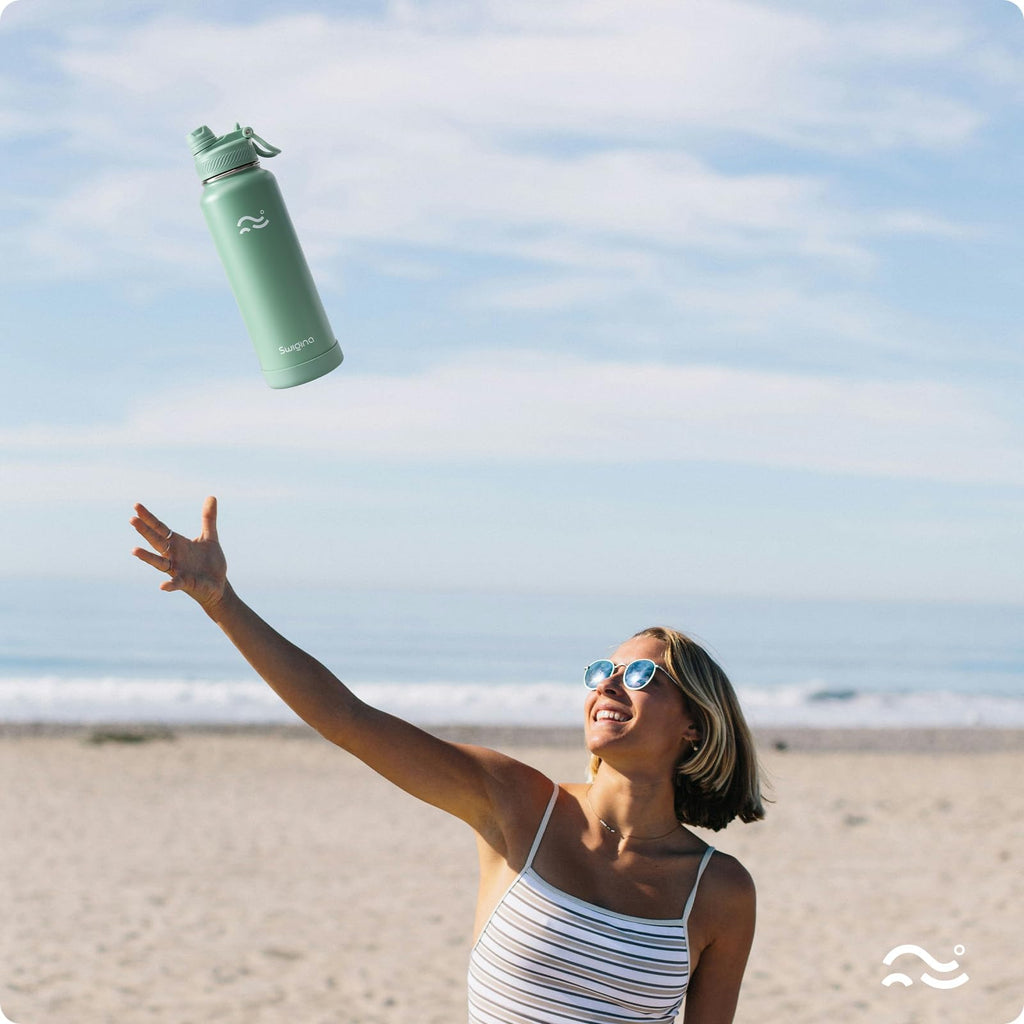 Insulated Water Bottle with Silicone Boot – 24 oz, Cold 36 Hrs / Hot 18 Hrs