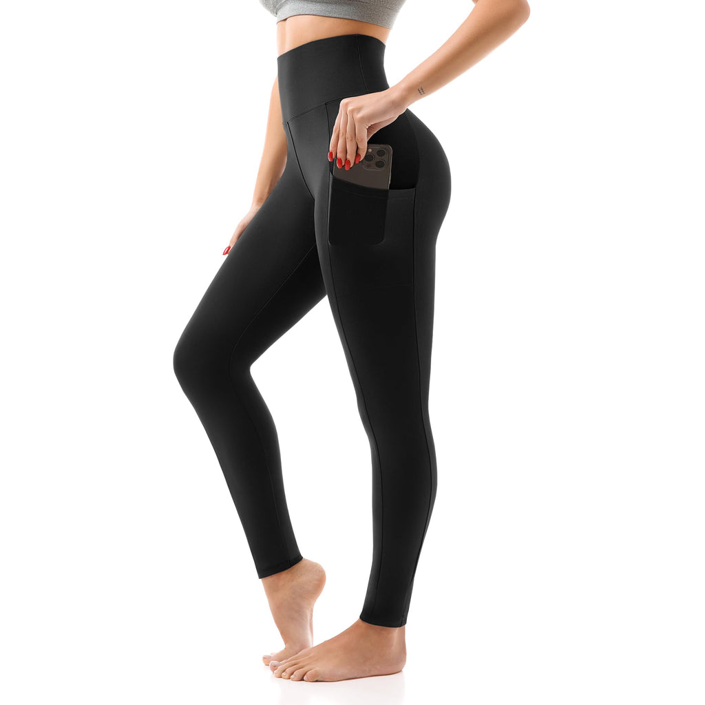 Women's High-Waisted Leggings with Pockets – Buttery-Soft Yoga Pants