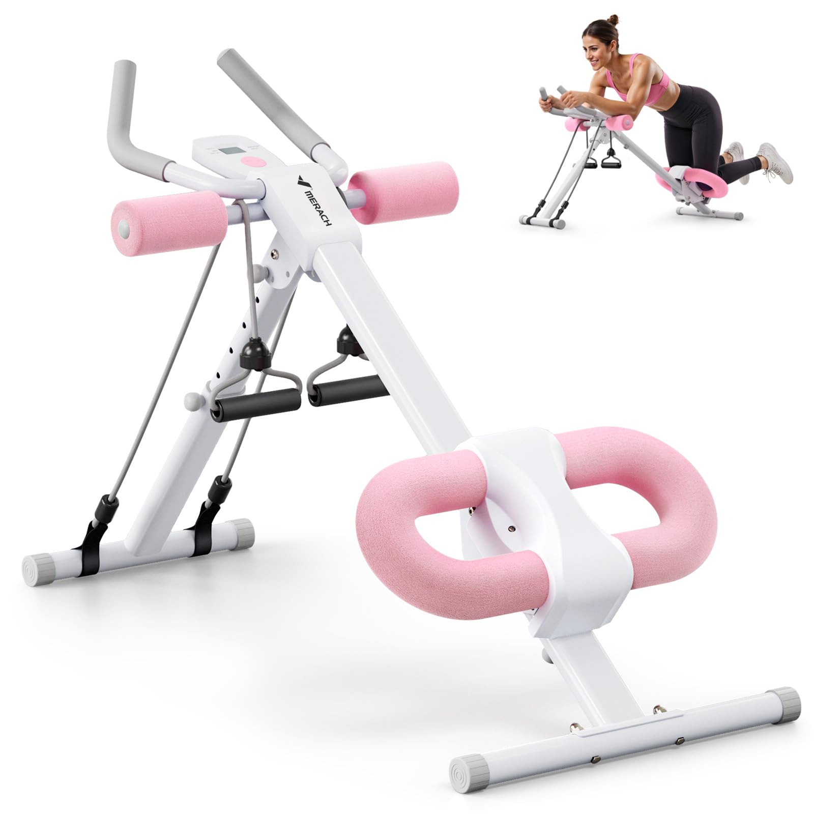 Foldable Ab Machine – Adjustable Core & Abdominal Trainer for Home Workouts