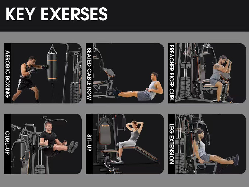 Multifunctional Home Gym System – Full Body Strength Training Station