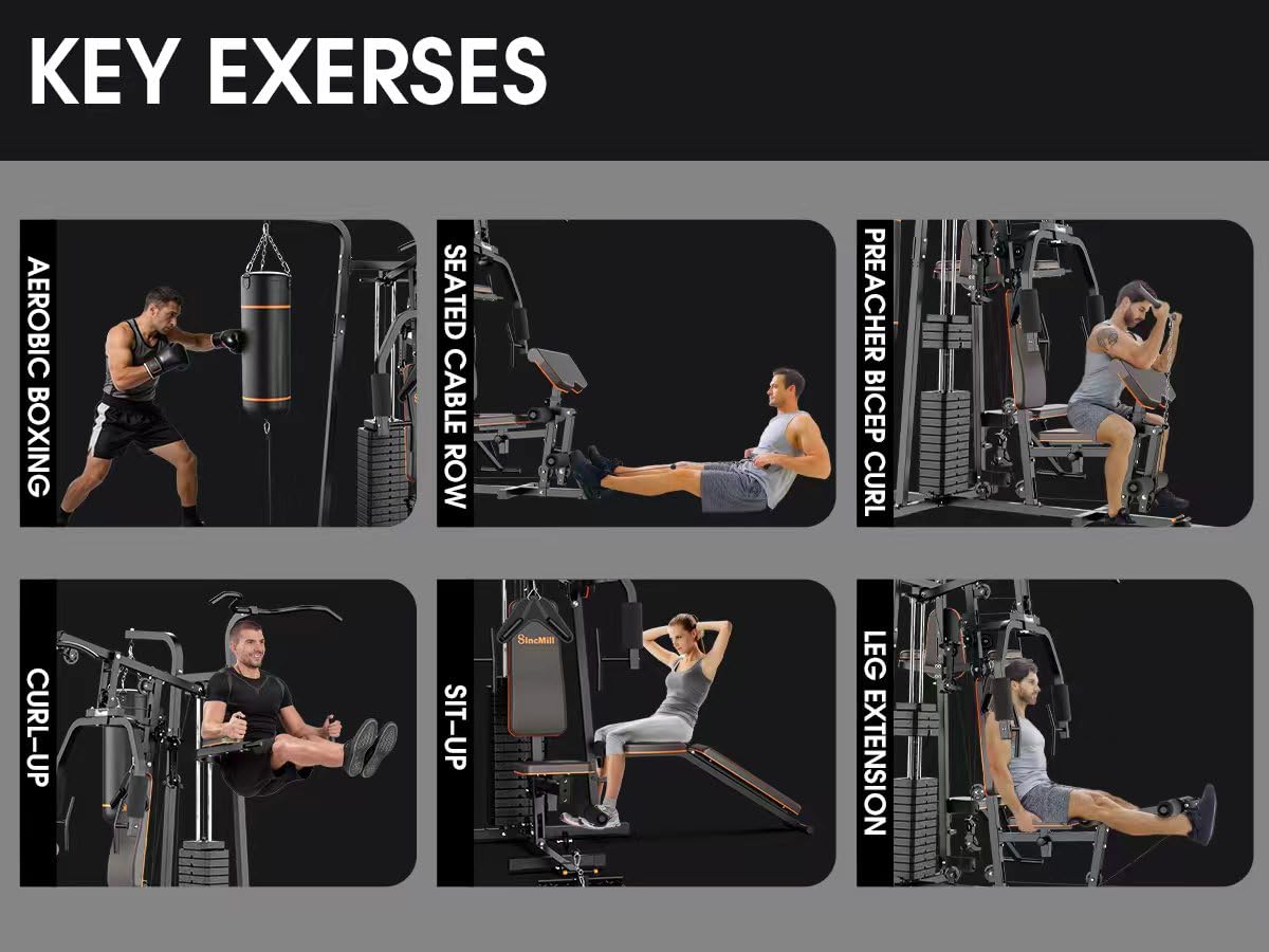 Multifunctional Home Gym System – Full Body Strength Training Station