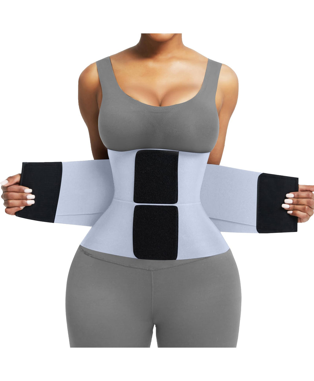 Waist Trainer Trimmer Belt – Tummy Control Ab Belt & Body Shaper for Women & Men