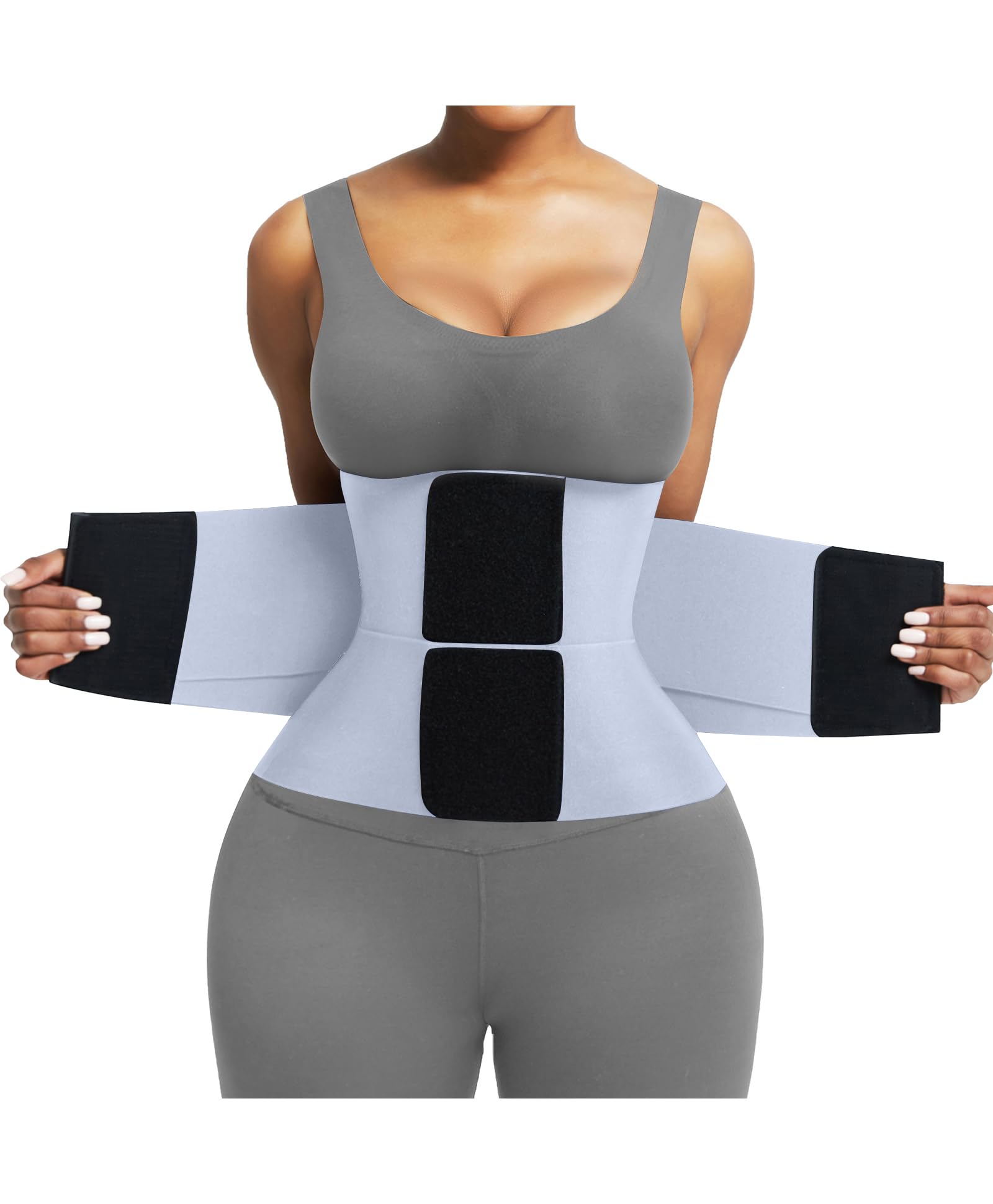 Waist Trainer Trimmer Belt – Tummy Control Ab Belt & Body Shaper for Women & Men