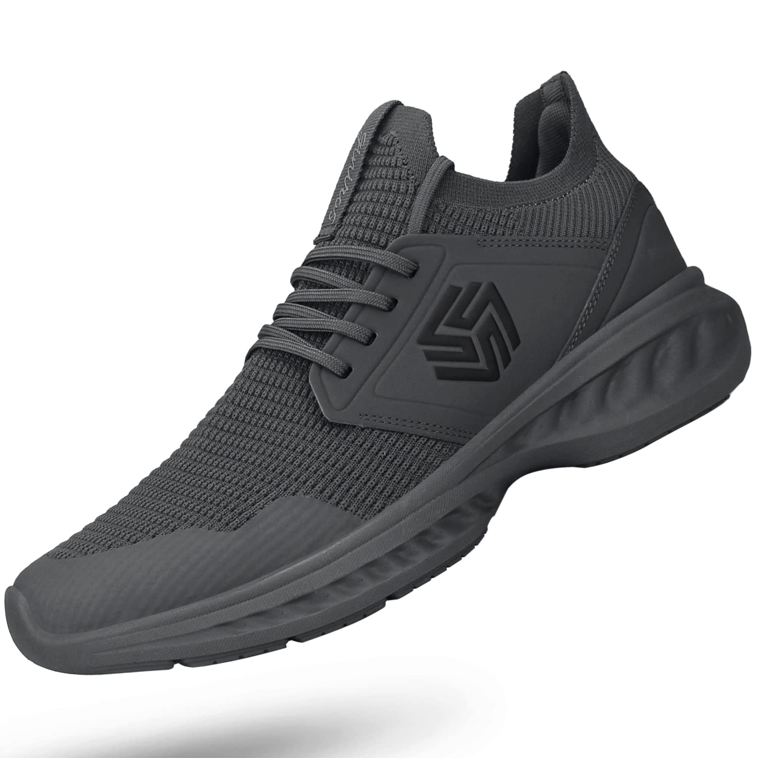 Men's Non-Slip Slip-On Running Shoes – Breathable Lightweight Sneakers