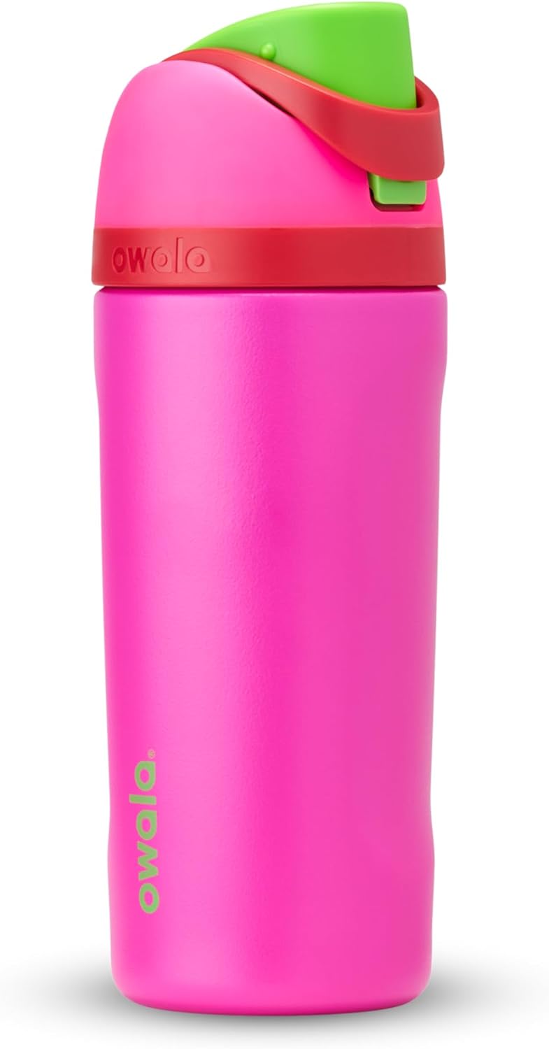 Insulated Stainless Steel Water Bottle with Straw – 32 oz Leak-Proof Sports Bottle