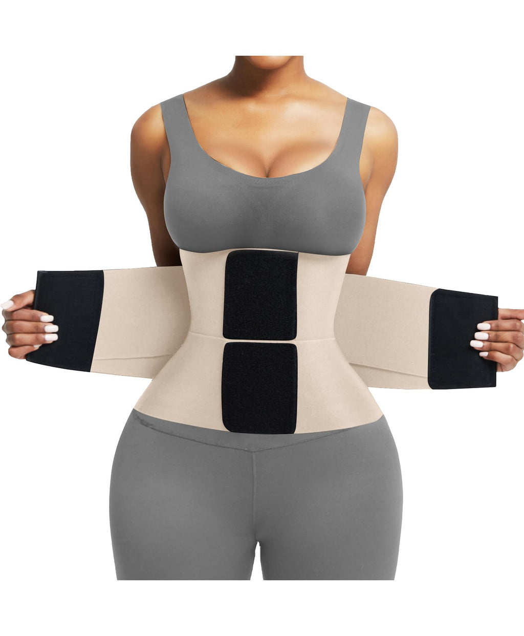 Waist Trainer Trimmer Belt – Tummy Control Ab Belt & Body Shaper for Women & Men