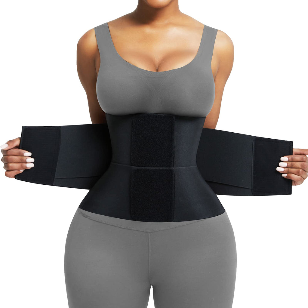 Waist Trainer Trimmer Belt – Tummy Control Ab Belt & Body Shaper for Women & Men