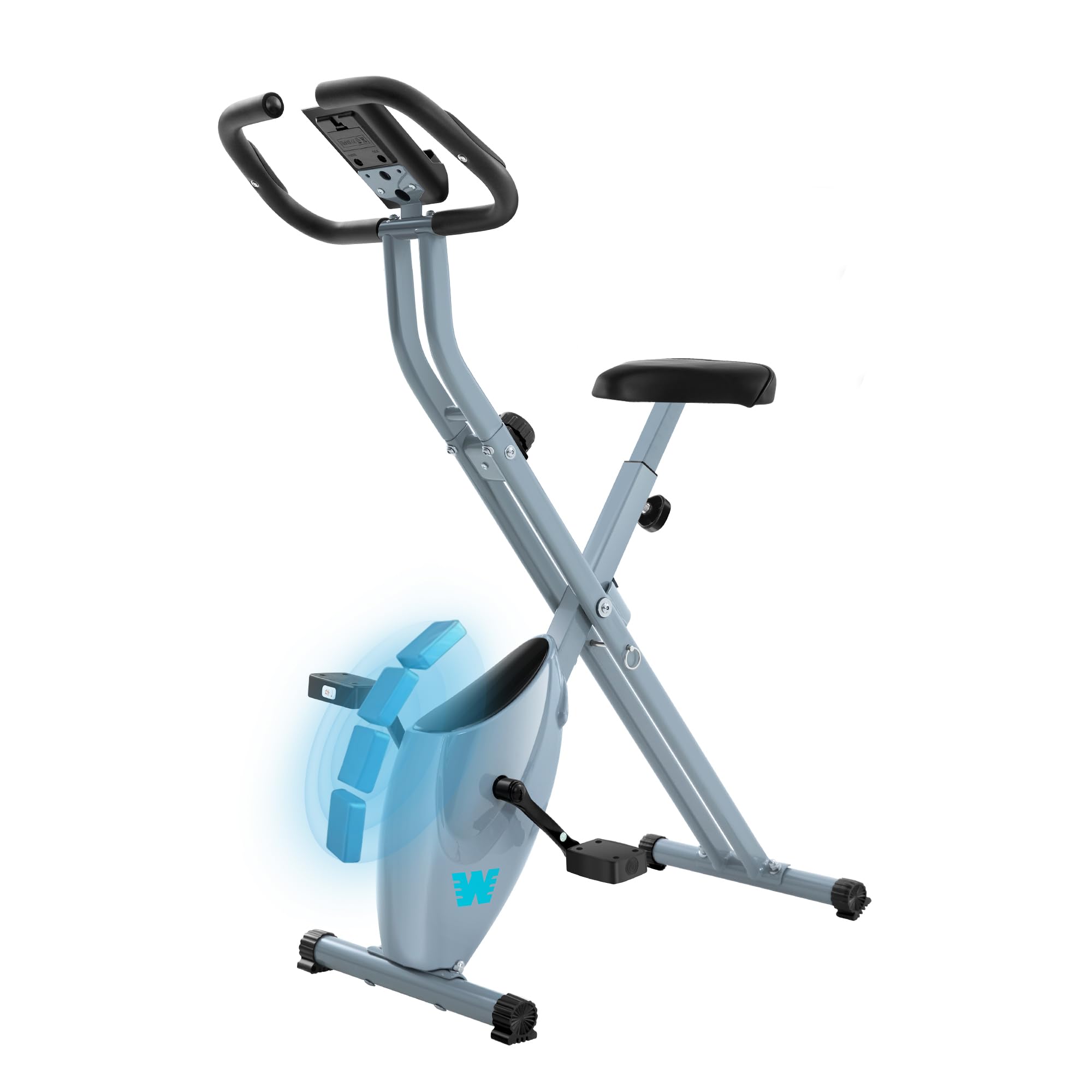 5-in-1 Foldable Exercise Bike – 16-Level Magnetic Indoor Cycling Bike, 350 lb Capacity