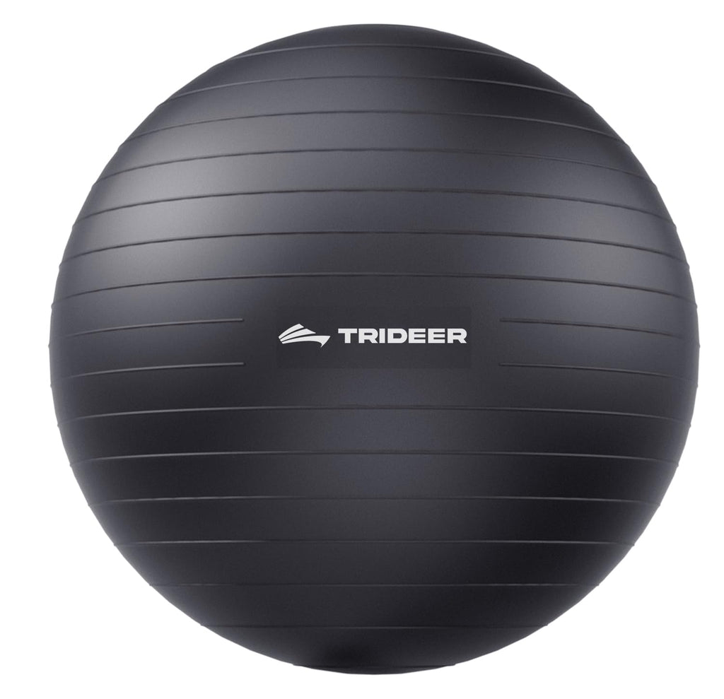 Exercise Ball for Yoga, Pilates & Core – Anti-Burst Stability Ball with Quick Pump