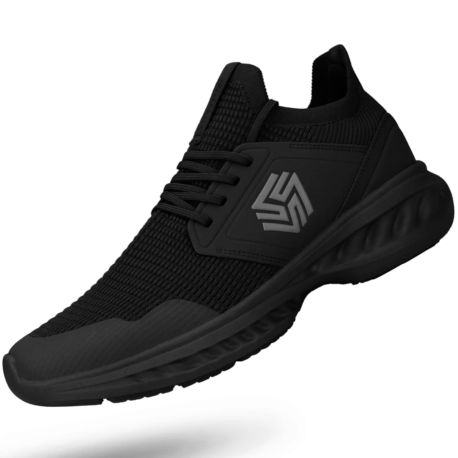 Men's Non-Slip Slip-On Running Shoes – Breathable Lightweight Sneakers