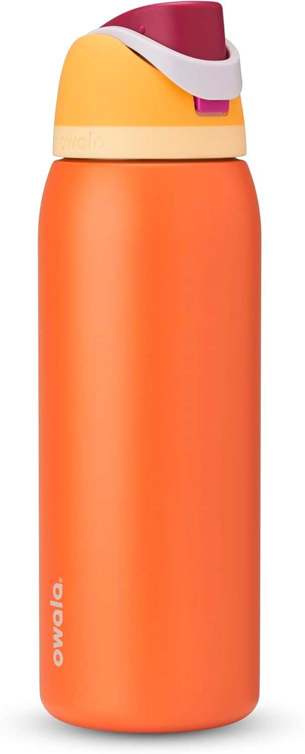 Insulated Stainless Steel Water Bottle with Straw – 32 oz Leak-Proof Sports Bottle