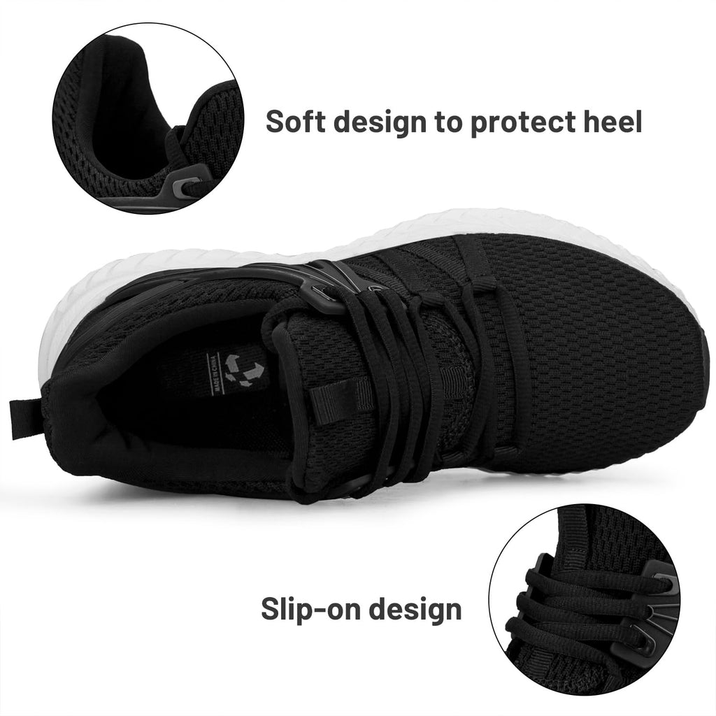 Women's Slip-On Walking Sneakers – Lightweight Casual Shoes for Gym & Travel