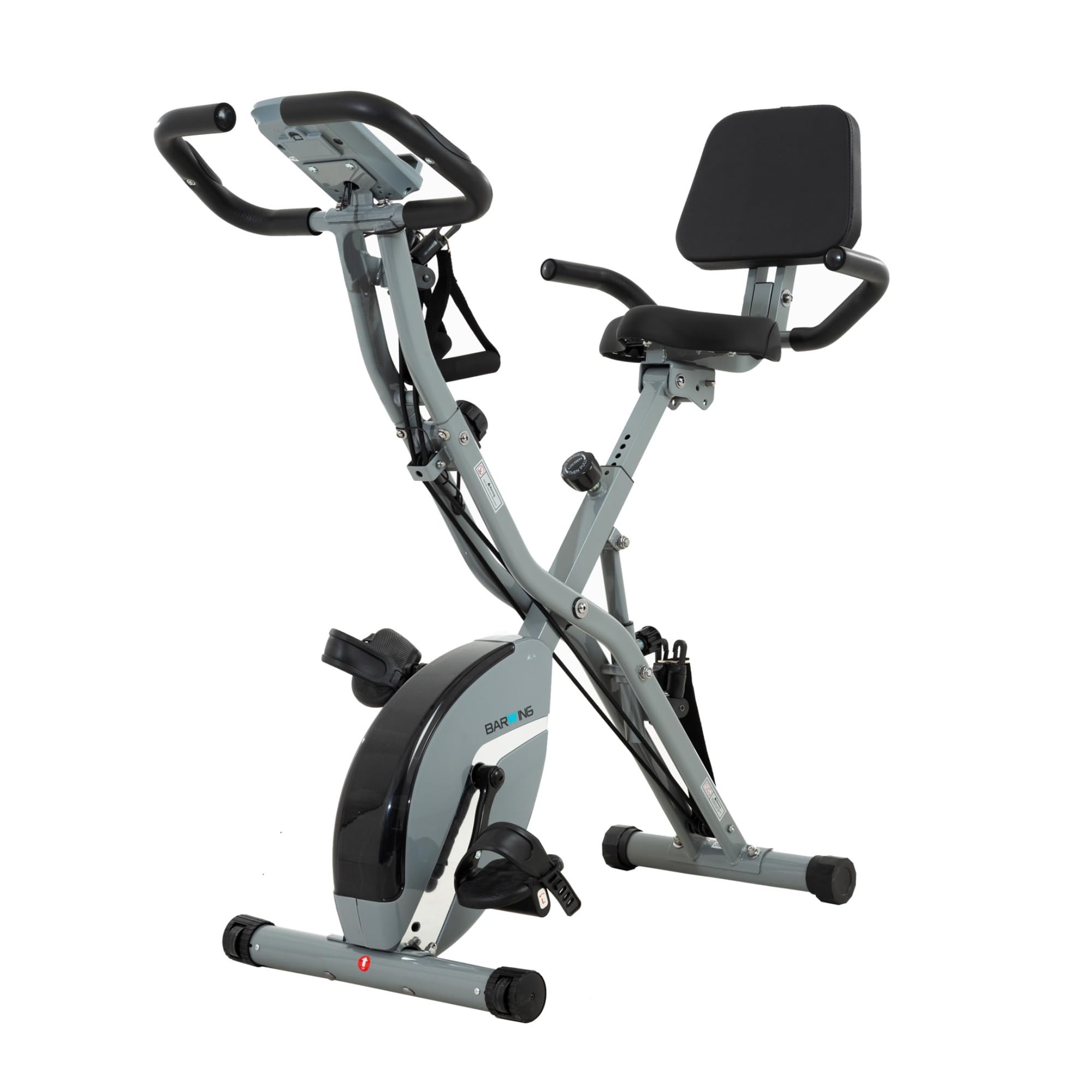5-in-1 Foldable Exercise Bike – 16-Level Magnetic Indoor Cycling Bike, 350 lb Capacity