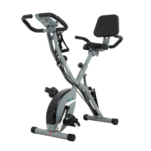 5-in-1 Foldable Exercise Bike – 16-Level Magnetic Indoor Cycling Bike, 350 lb Capacity