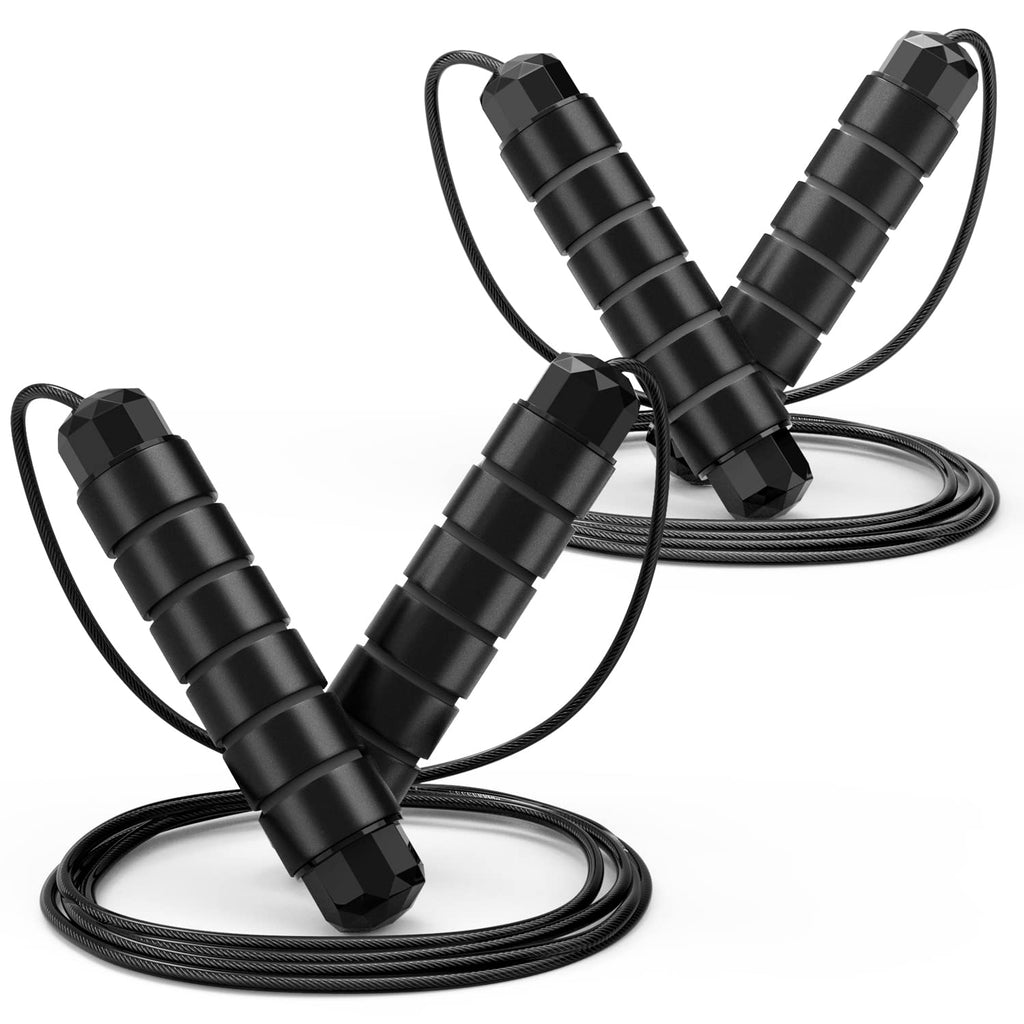 Speed Jump Rope – Tangle-Free Adjustable Cable with Ball Bearings for Cardio & Fat Burning