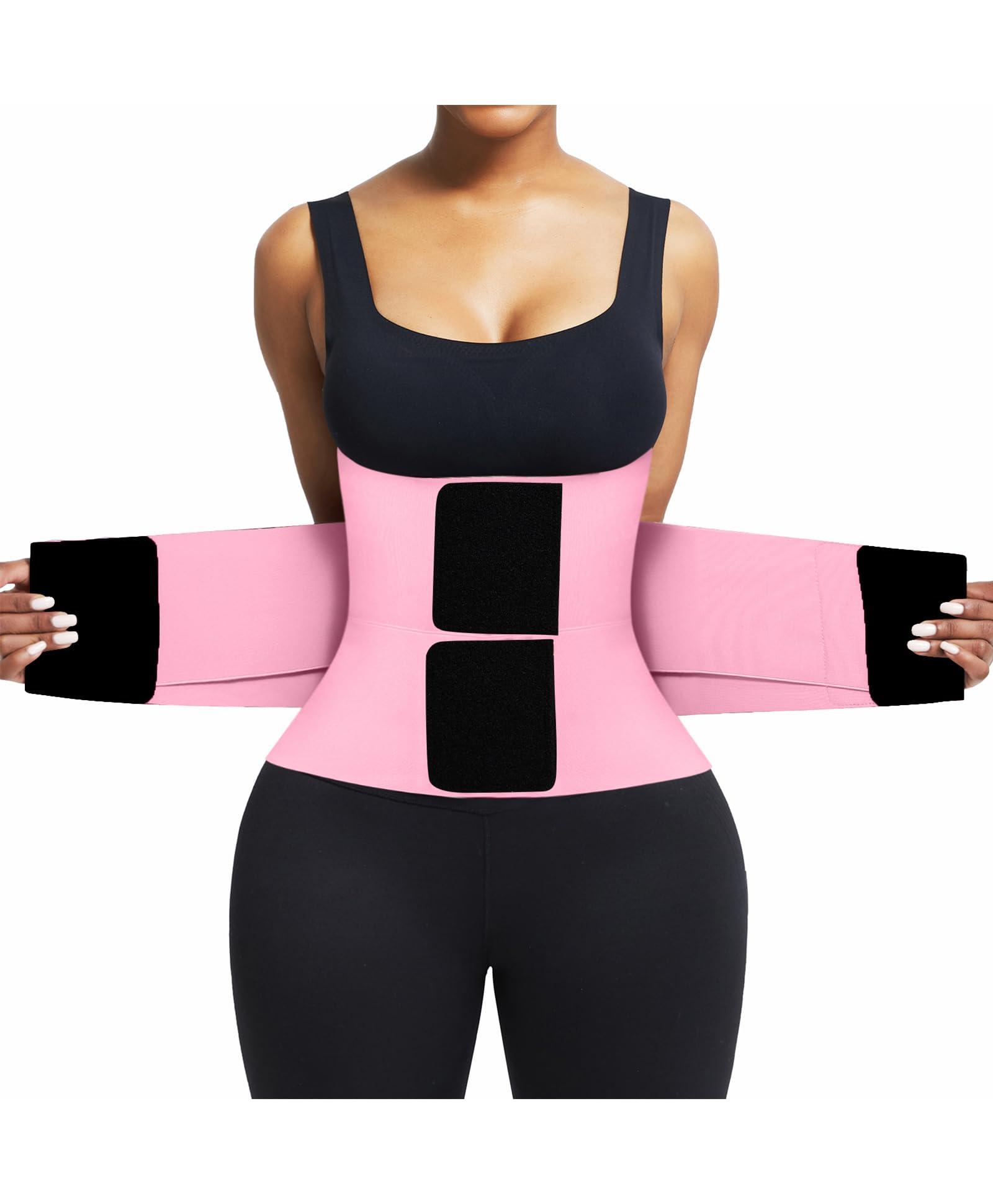 Waist Trainer Trimmer Belt – Tummy Control Ab Belt & Body Shaper for Women & Men