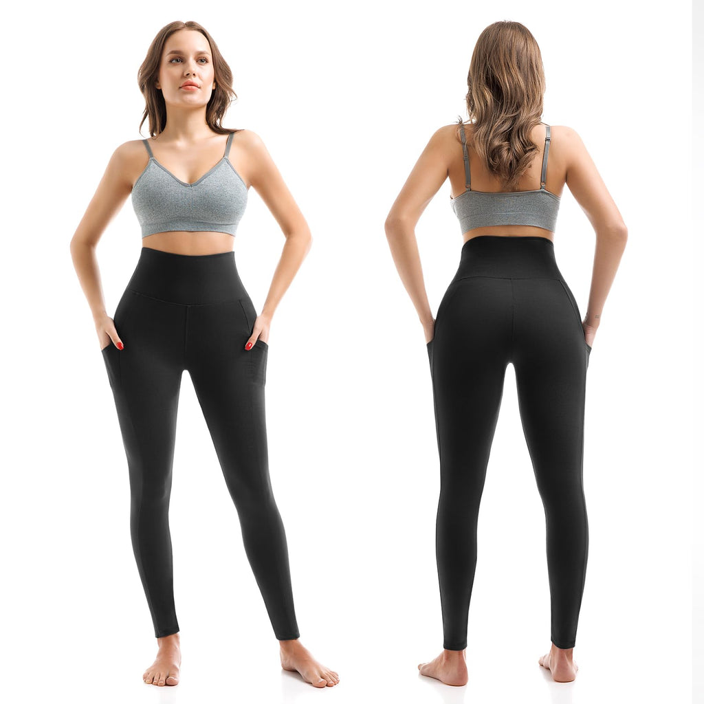 Women's High-Waisted Leggings with Pockets – Buttery-Soft Yoga Pants